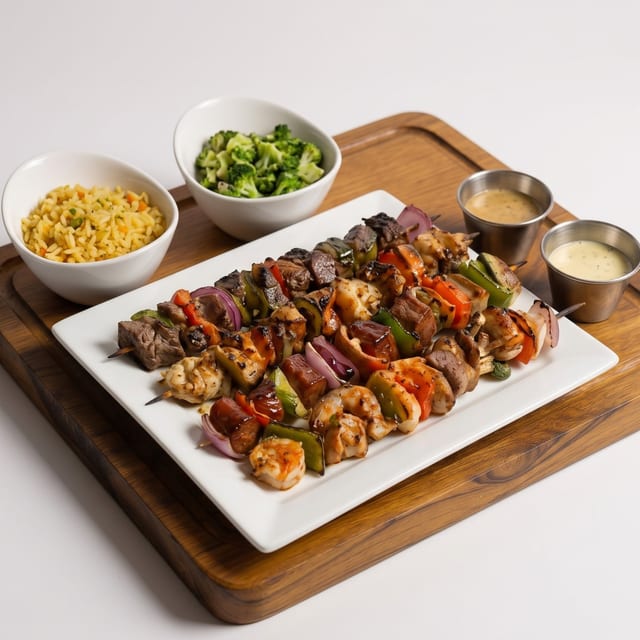 Bavarian Skewer Platter.